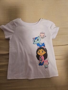 Gaby's DOLLHOUSEjumping beans Light Purple Girls' Character Tee with Cat Graphic
